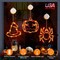 3PCS Halloween Window Hanging LED Lights Holiday Party Decor Lights Home Decor